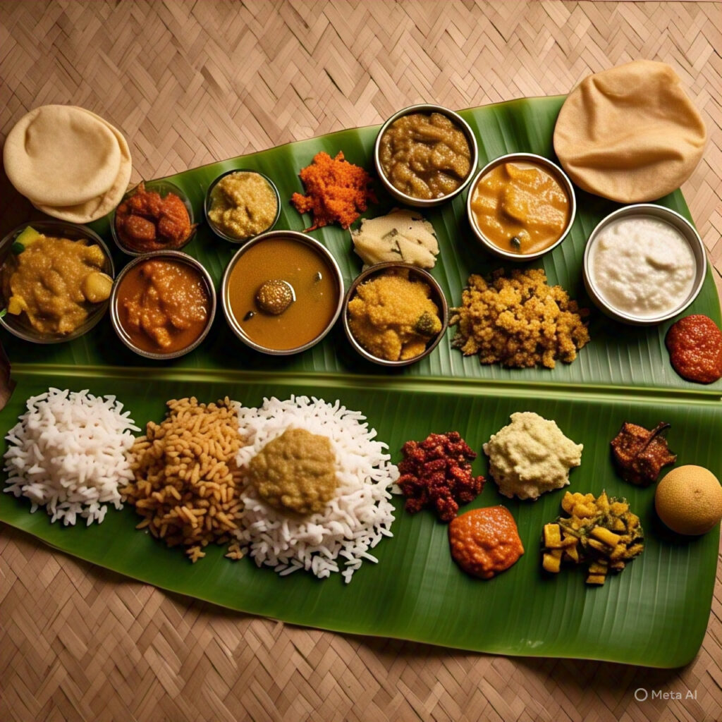 Traditional Kerala Sadhya